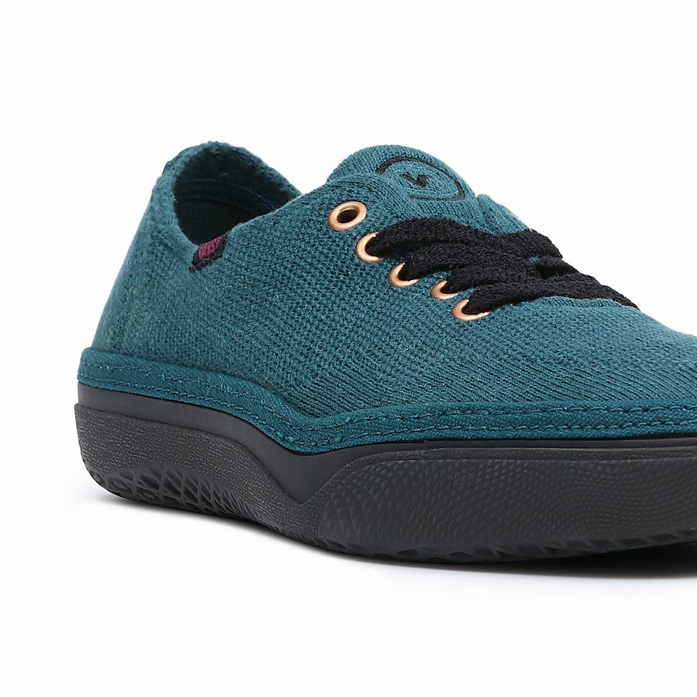 Men's Vans Curren X Knost Circle Vee Sneakers Blue | USA36072