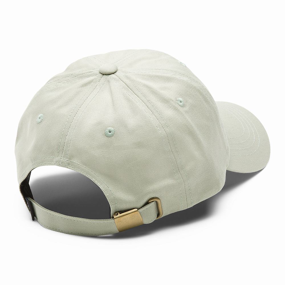 Men's Vans Curved Bill Jockey Hats Green | USA87246