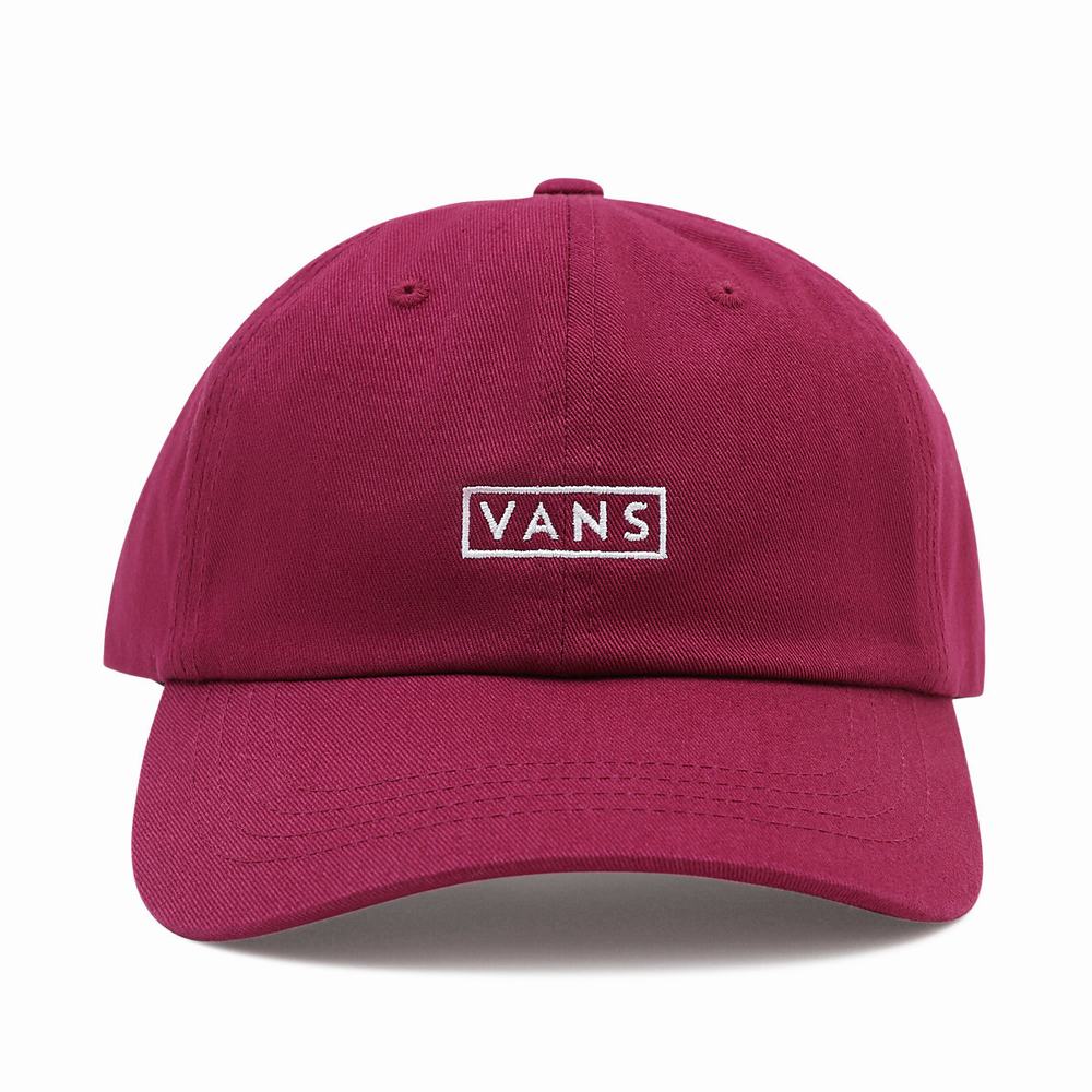 Men\'s Vans Curved Bill Jockey Hats Purple | USA13297