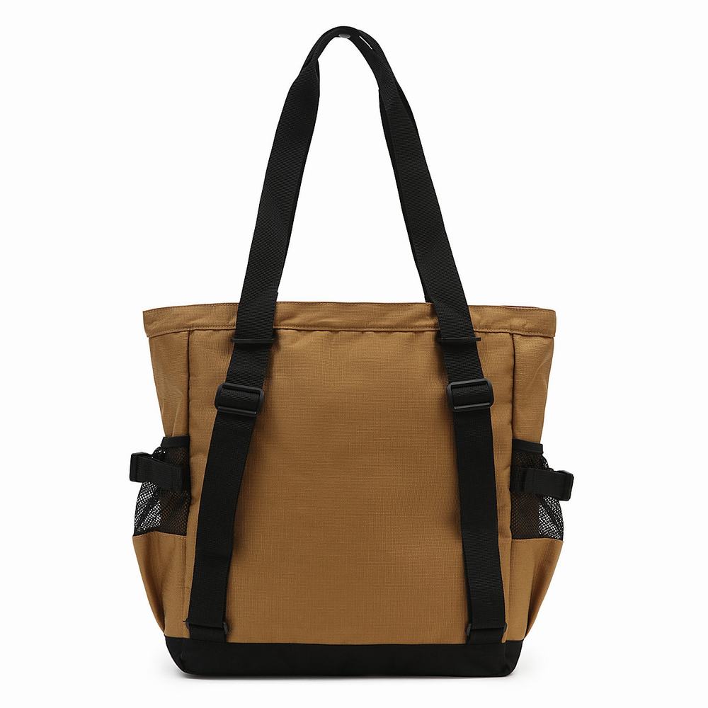 Men's Vans DX Skate Tote Bags Brown | USA49382