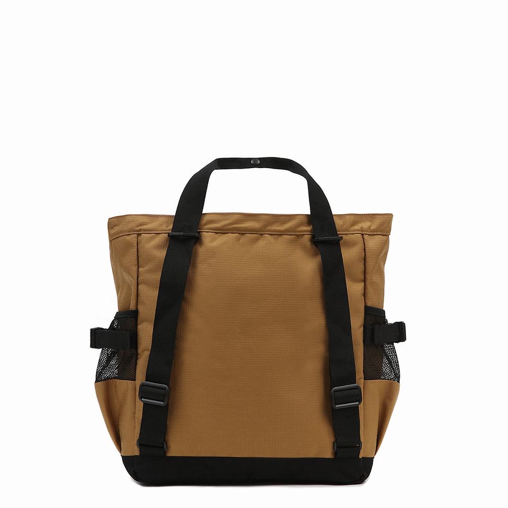 Men's Vans DX Skate Tote Bags Brown | USA49382