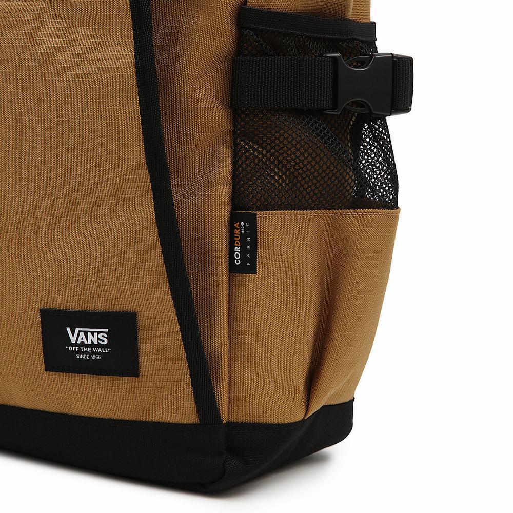 Men's Vans DX Skate Tote Bags Brown | USA49382