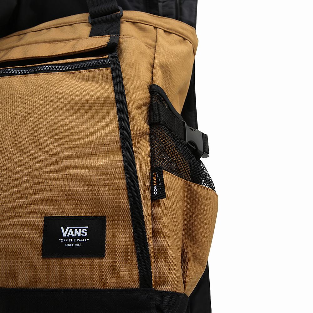 Men's Vans DX Skate Tote Bags Brown | USA49382