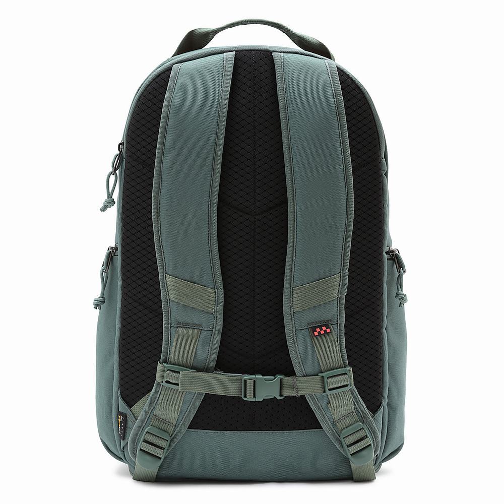 Men's Vans DX Skatepack Backpacks Green | USA70524