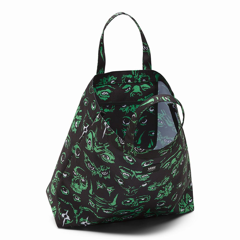 Men's Vans Dark Eyes Tote Bags Black | USA08371