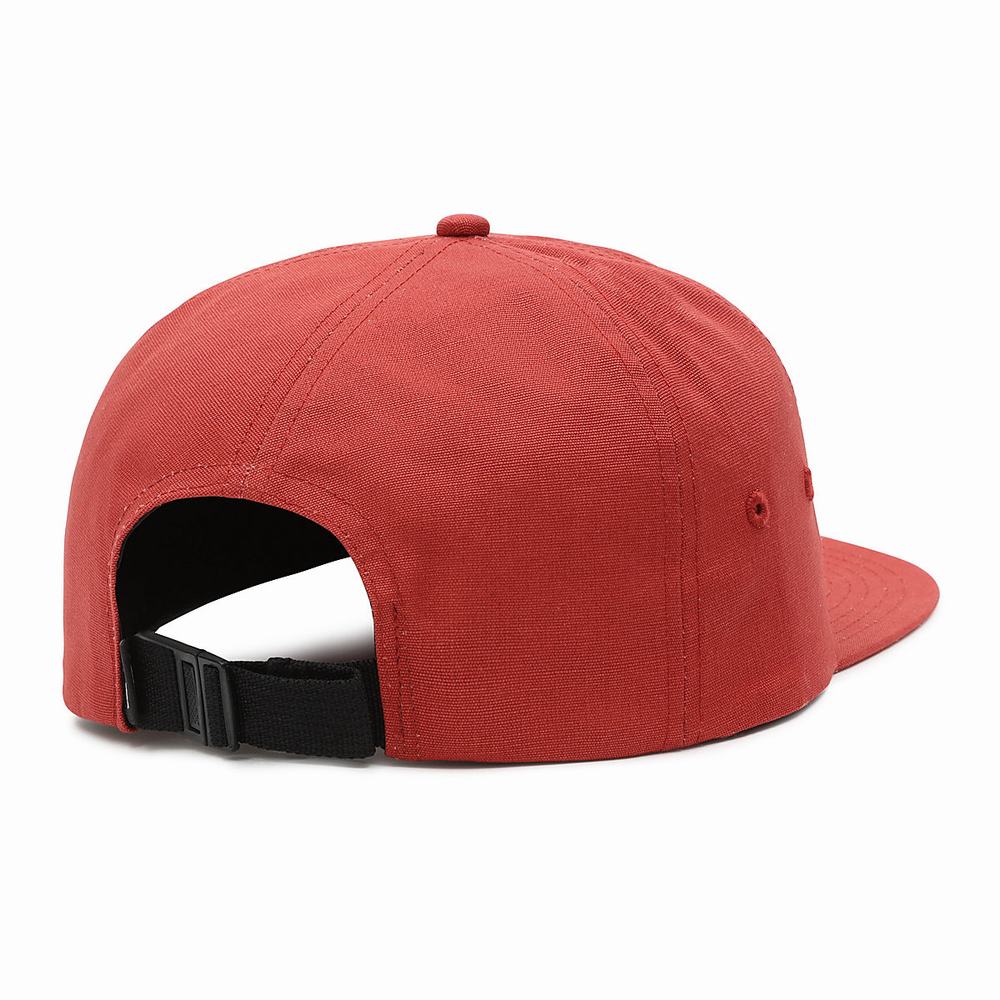 Men's Vans Desert Jockey Hats Red | USA13906