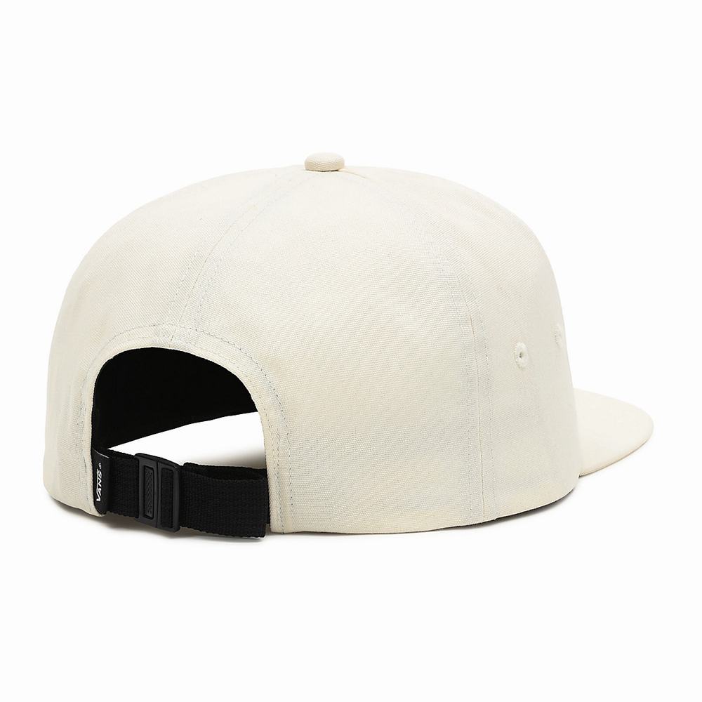 Men's Vans Desert Jockey Hats White | USA74209