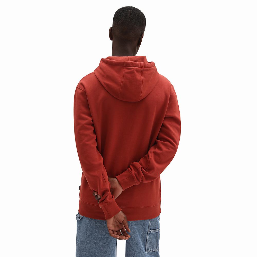 Men's Vans Desert Pack Hoodie Red | USA12583