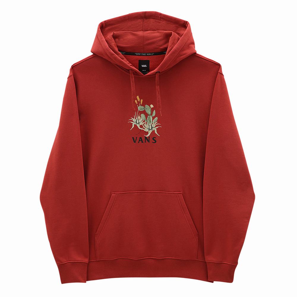 Men's Vans Desert Pack Hoodie Red | USA12583