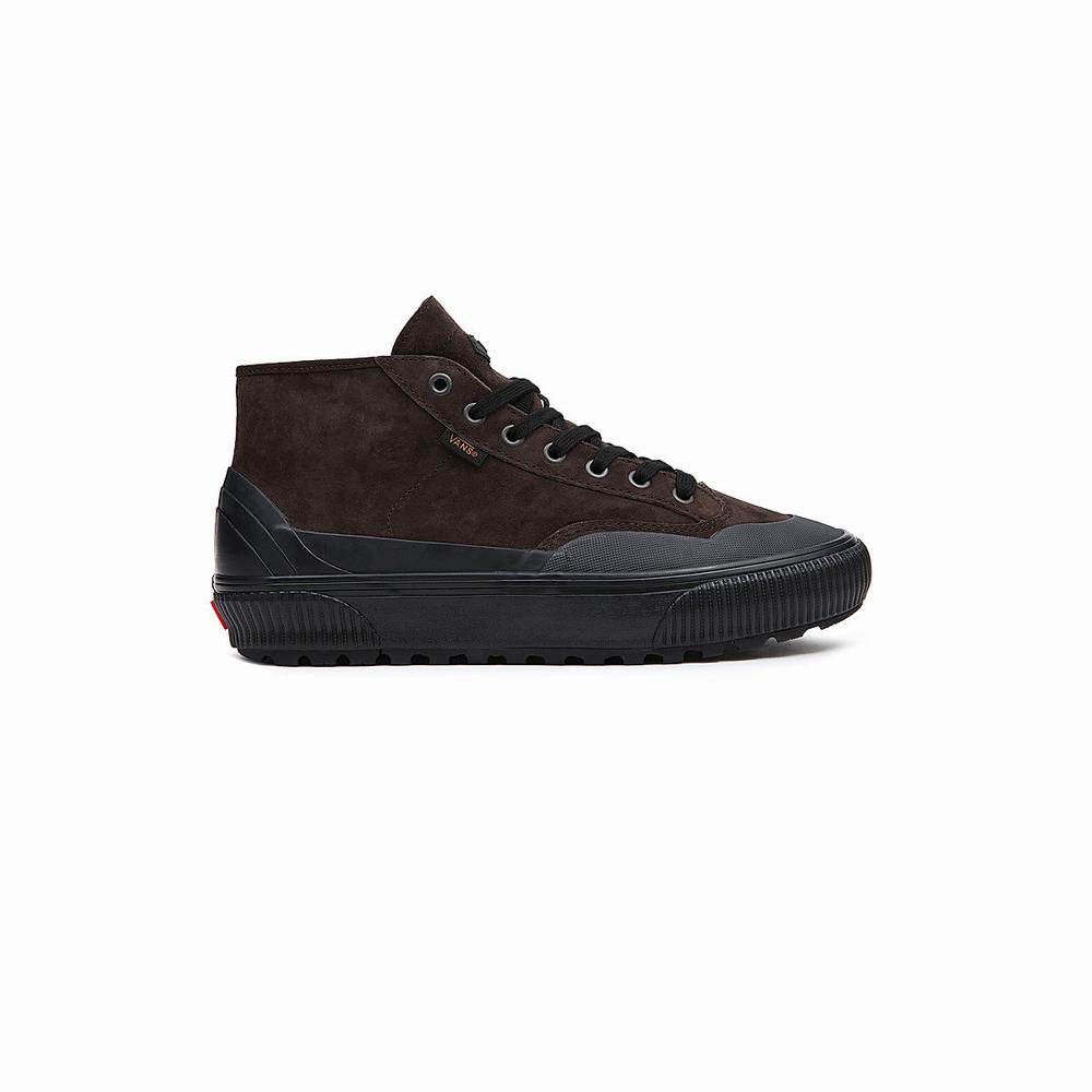 Men's Vans Destruct Mid MTE-1 Sneakers Brown | USA37194