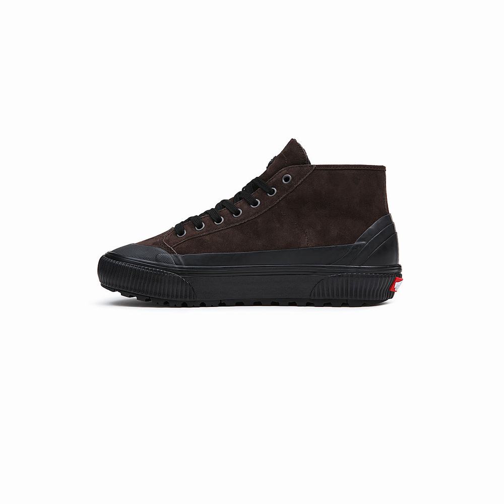 Men's Vans Destruct Mid MTE-1 Sneakers Brown | USA37194