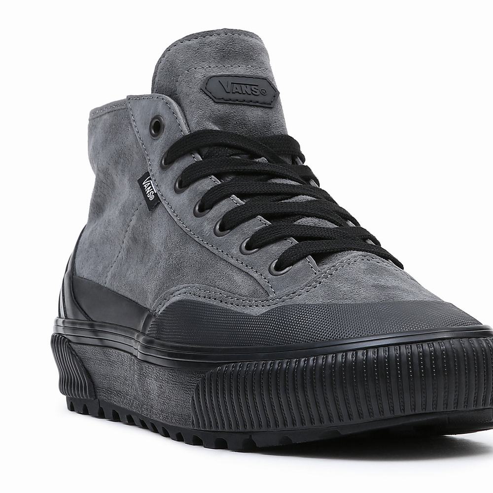 Men's Vans Destruct Mid MTE-1 Sneakers Grey | USA35721