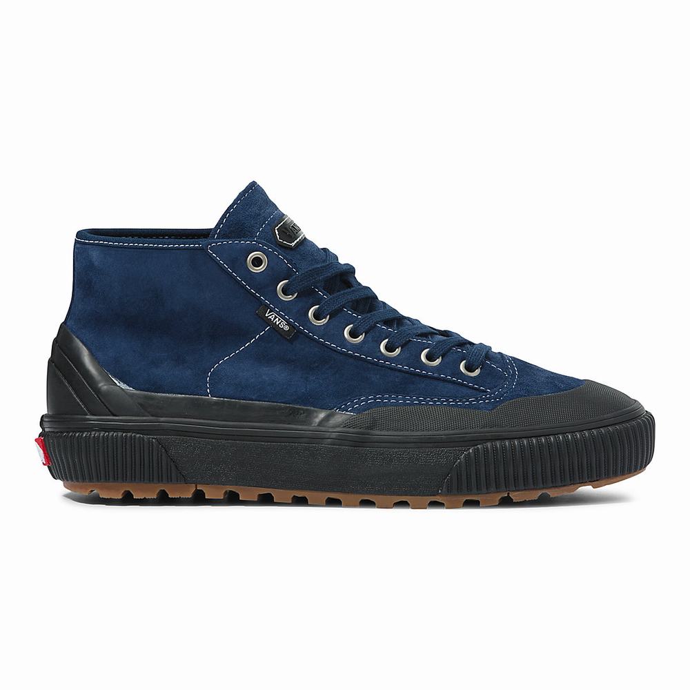 Men\'s Vans Destruct Mid MTE-1 Sneakers Navy | USA19237