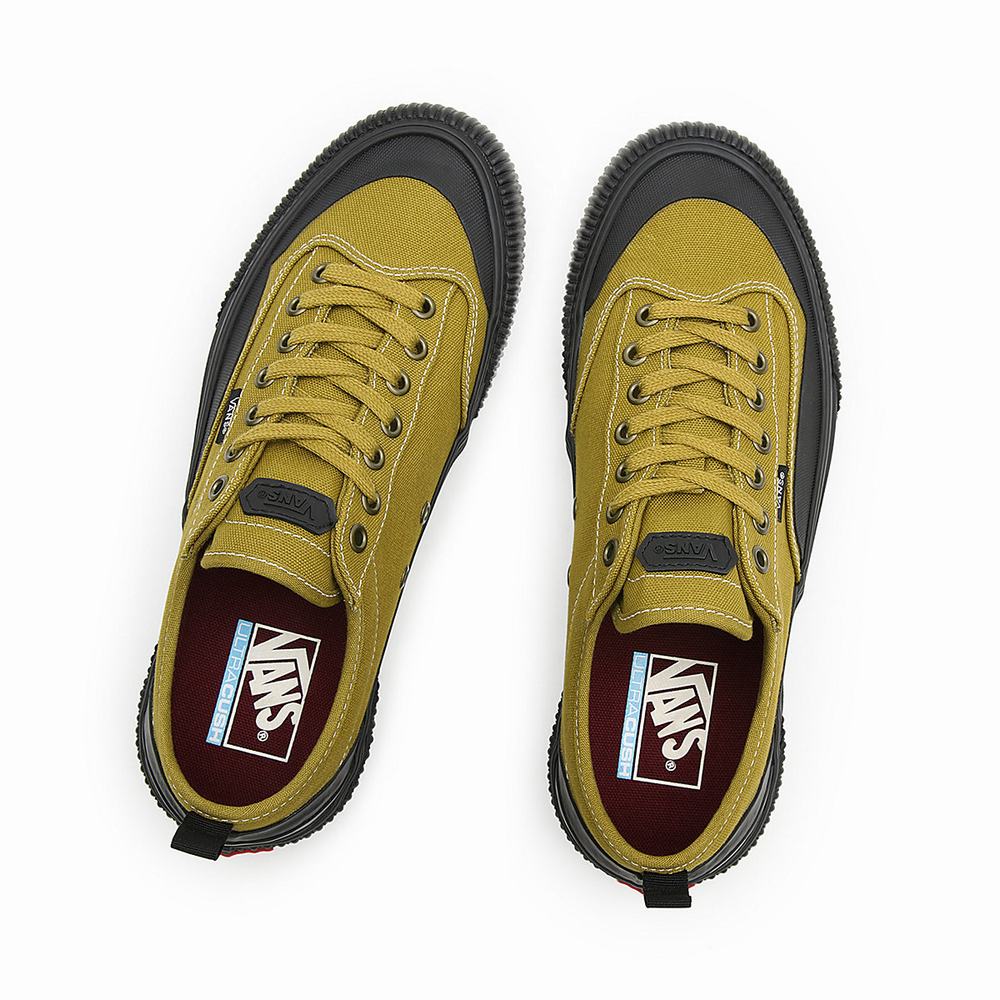 Men's Vans Destruct SF Sneakers Yellow / Brown | USA56319