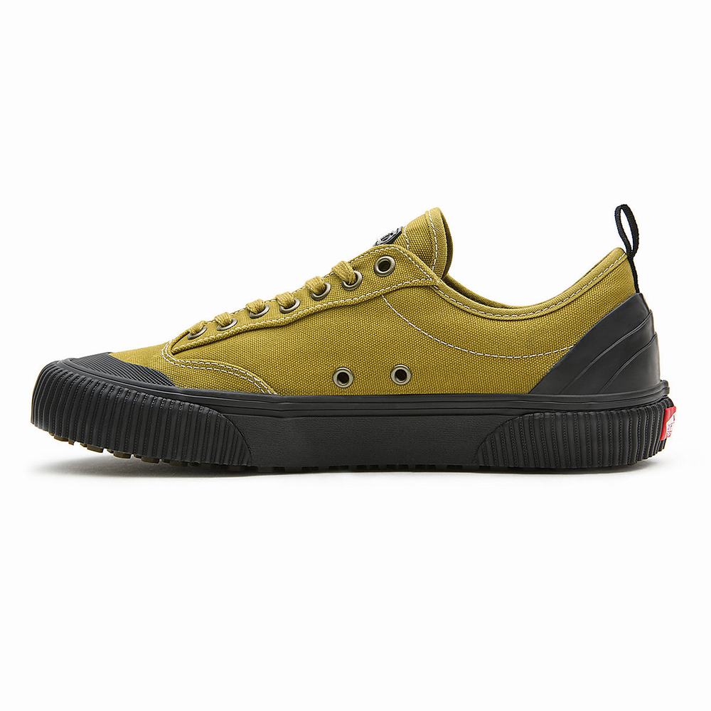 Men's Vans Destruct SF Sneakers Yellow / Brown | USA56319