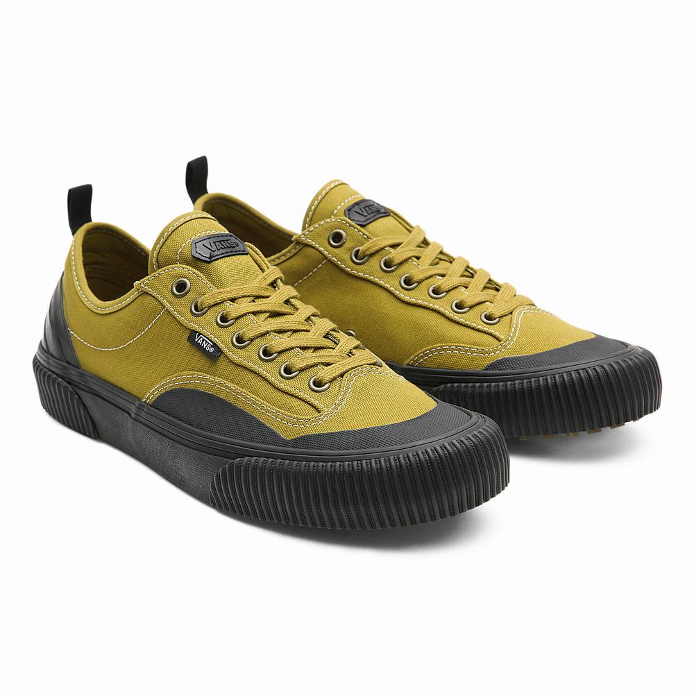 Men\'s Vans Destruct SF Sneakers Yellow / Brown | USA56319