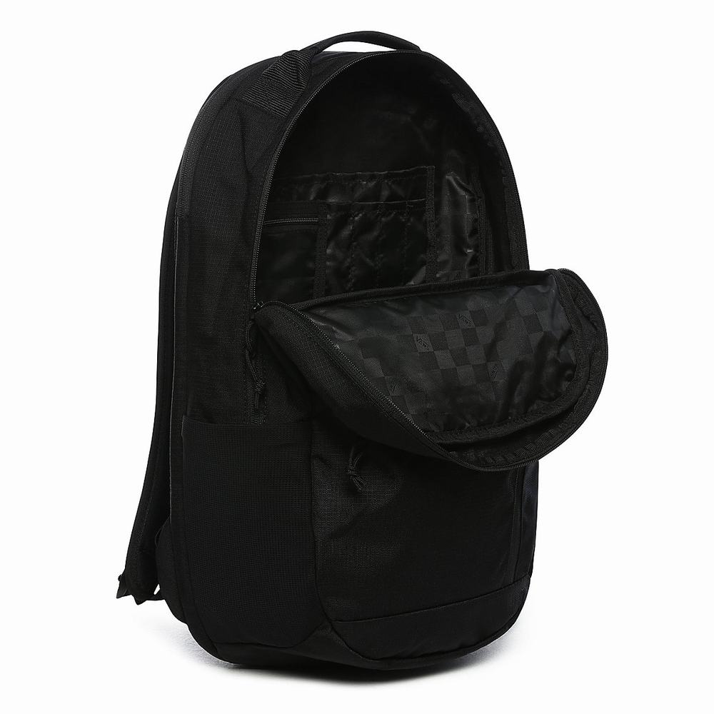 Men's Vans Disorder Plus Backpacks Black | USA50614