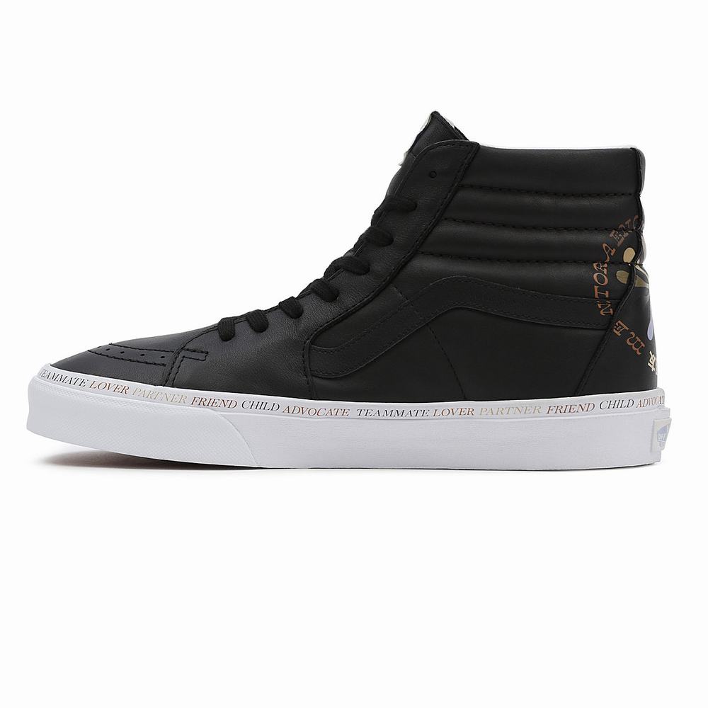 Men's Vans Divine Energy SK8-Hi Sneakers Black | USA53980