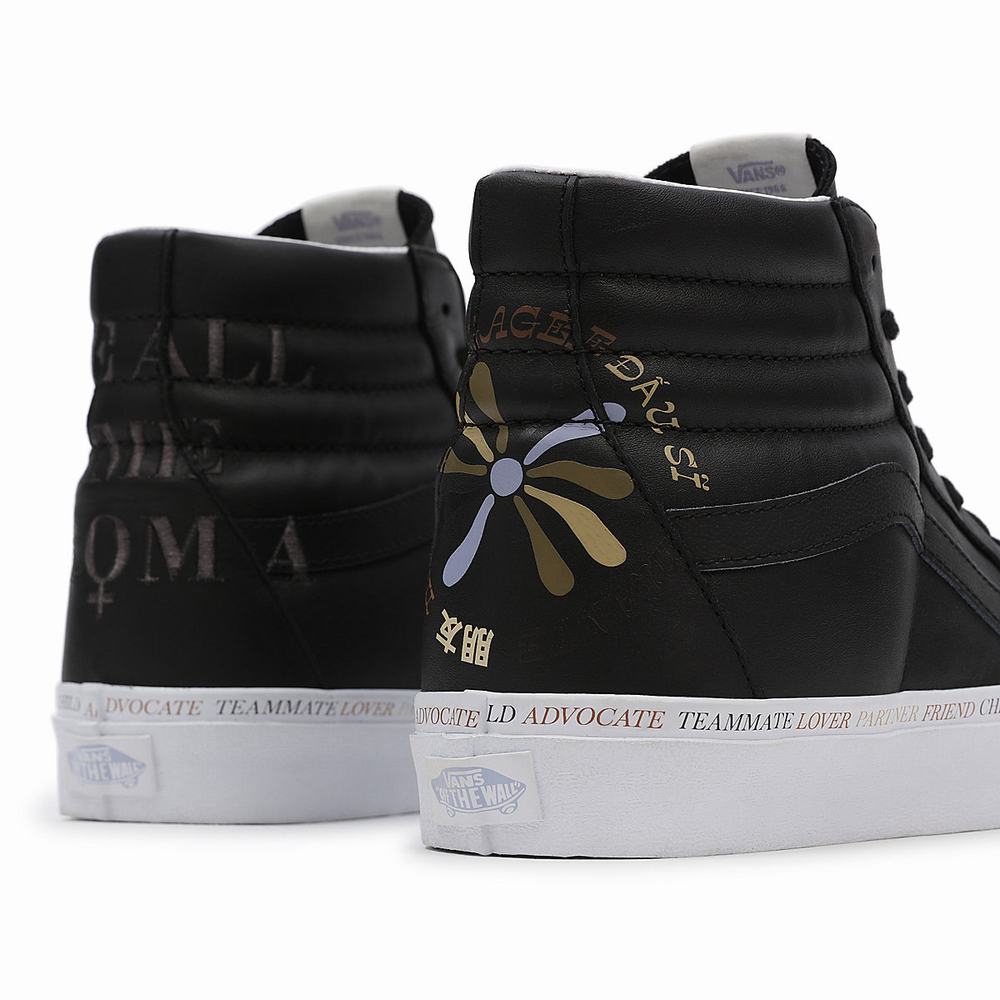 Men's Vans Divine Energy SK8-Hi Sneakers Black | USA53980