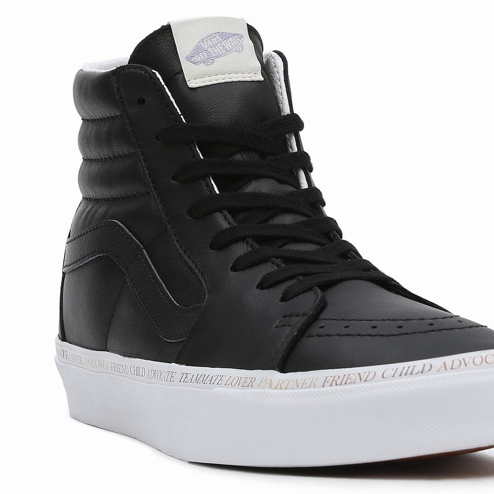 Men's Vans Divine Energy SK8-Hi Sneakers Black | USA53980