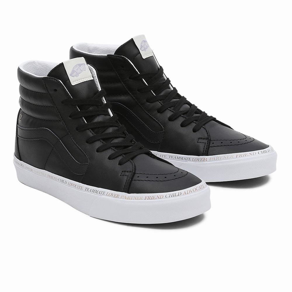 Men\'s Vans Divine Energy SK8-Hi Sneakers Black | USA53980