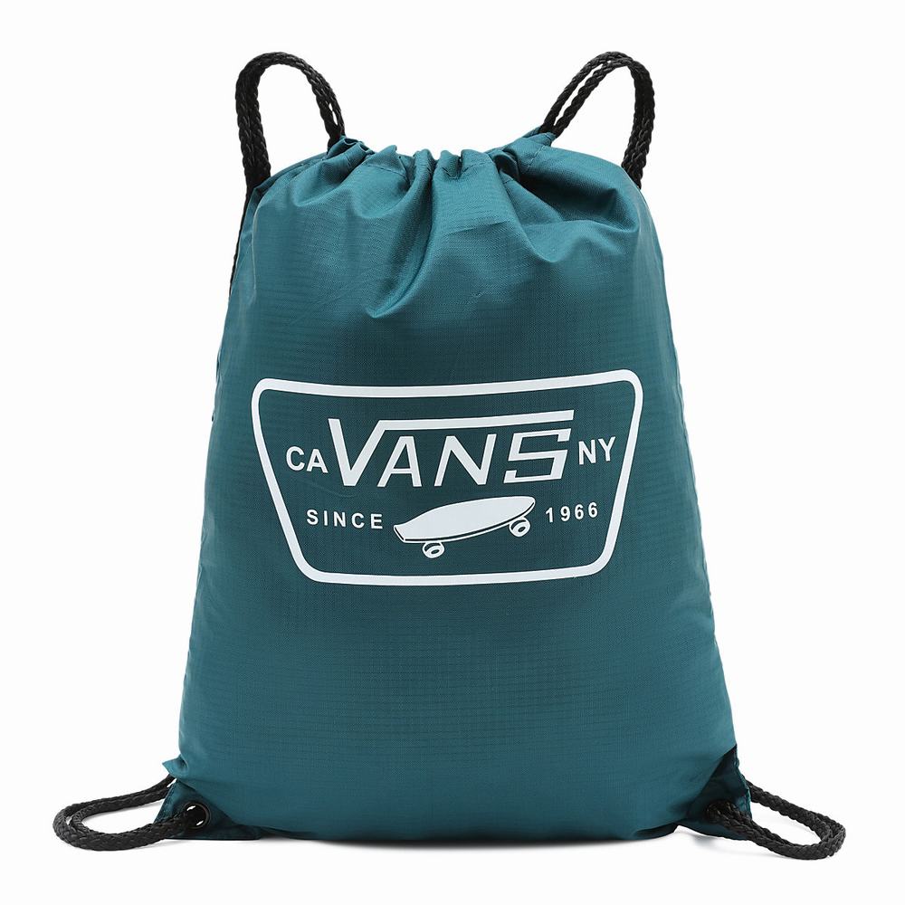 Men\'s Vans Drawstring Bags Blue | USA71834