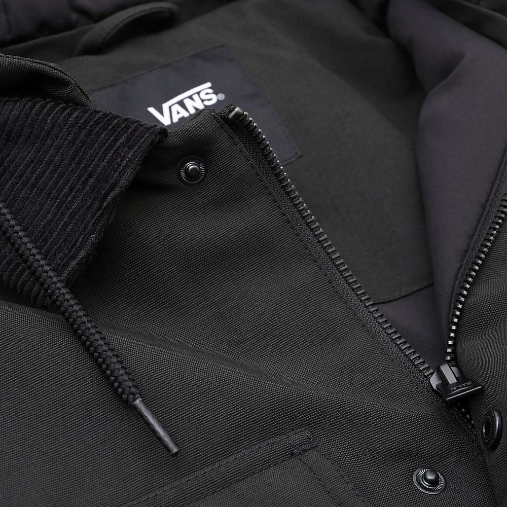 Men's Vans Drill Chore Long MTE-1 Coats Black | USA71984