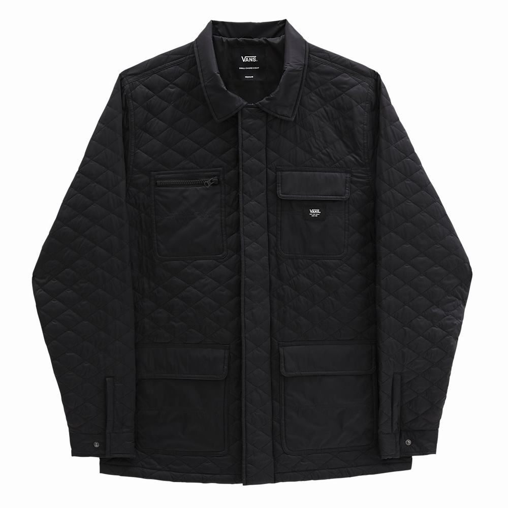 Men's Vans Drill Chore Thermoball MTE-1 Coats Black | USA96172