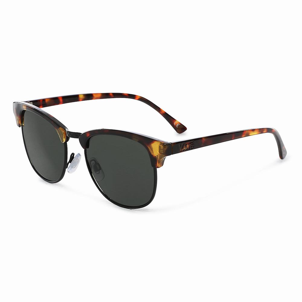 Men's Vans Dunville Sunglasses Brown | USA17905