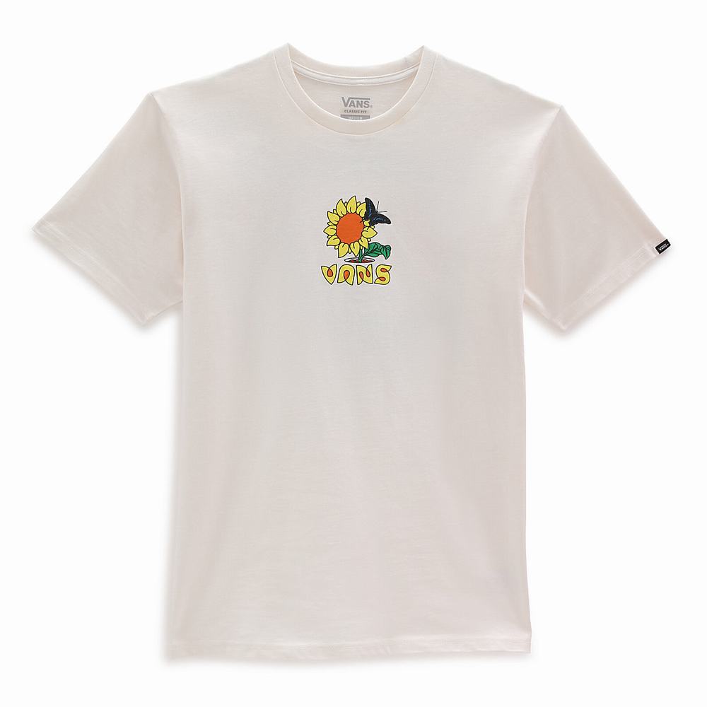 Men's Vans Eco Positivity T Shirts White | USA40583