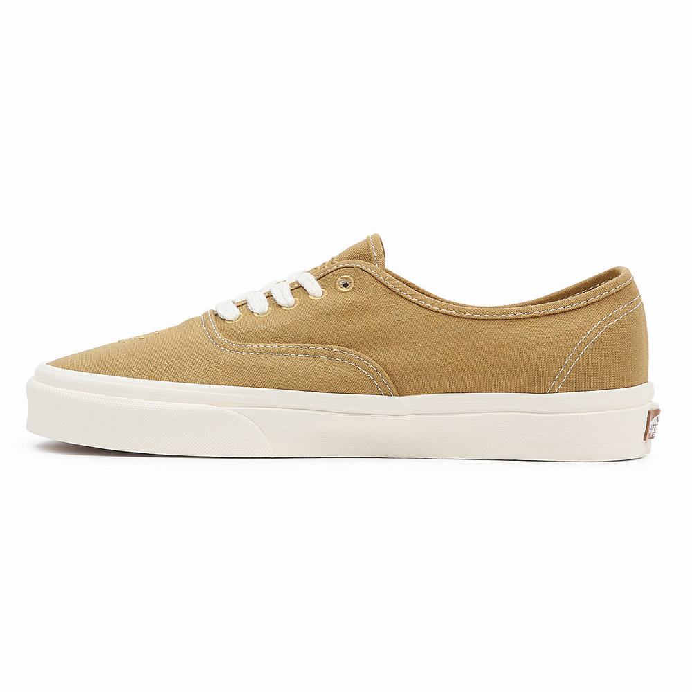 Men's Vans Eco Theory Authentic Sneakers Beige | USA01425