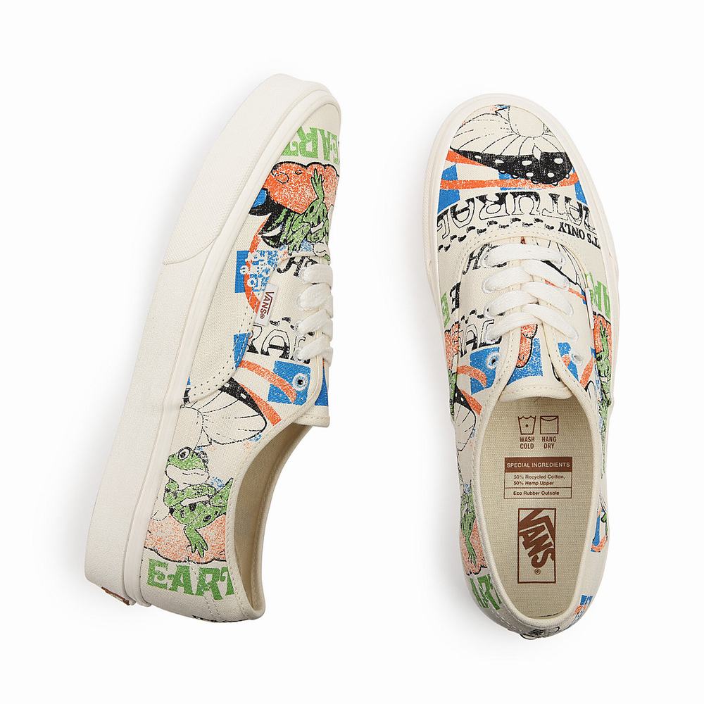 Men's Vans Eco Theory Authentic Sneakers Multicolor | USA14768