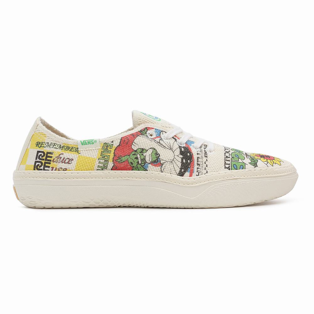 Men's Vans Eco Theory Circle Vee Sneakers Multicolor | USA39625