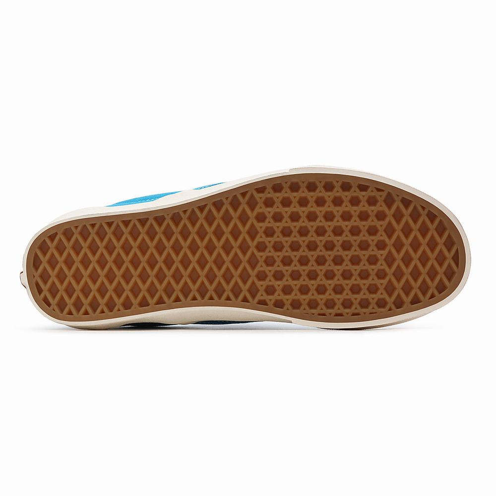 Men's Vans Eco Theory Classic Slip On Shoes Blue | USA61289