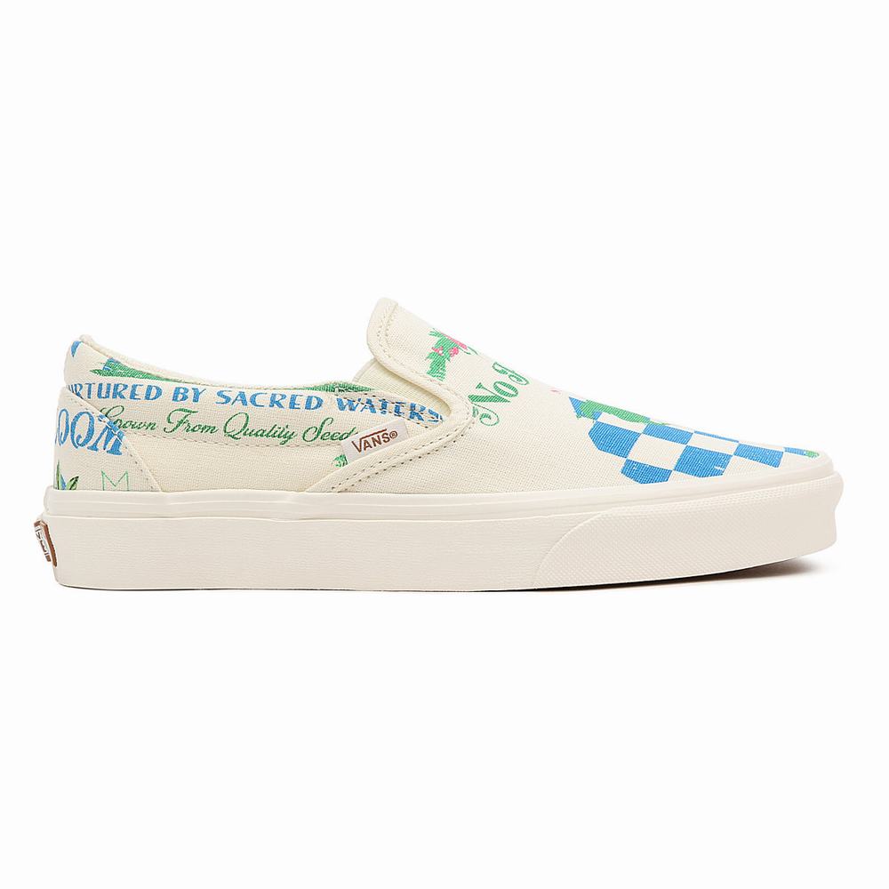 Men's Vans Eco Theory Classic Slip On Shoes Multicolor | USA74621