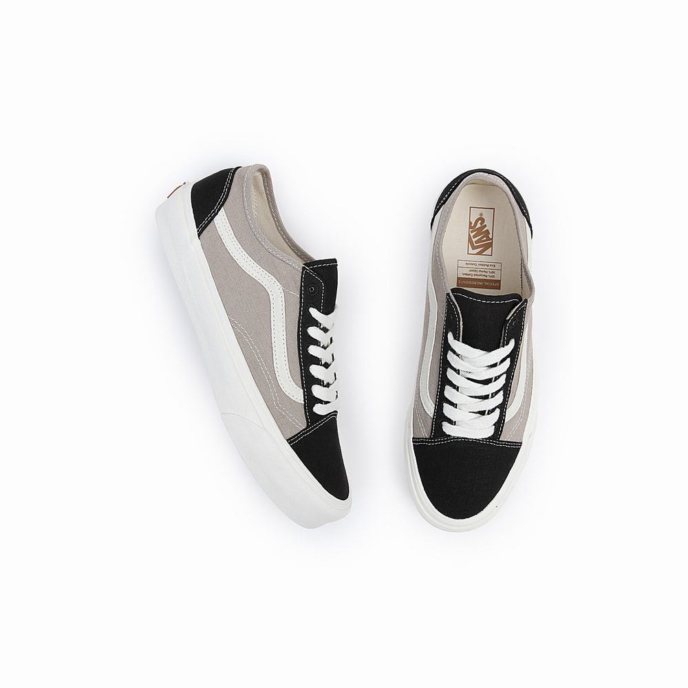 Men's Vans Eco Theory Old Skool Tapered Sneakers Black / Grey | USA67043