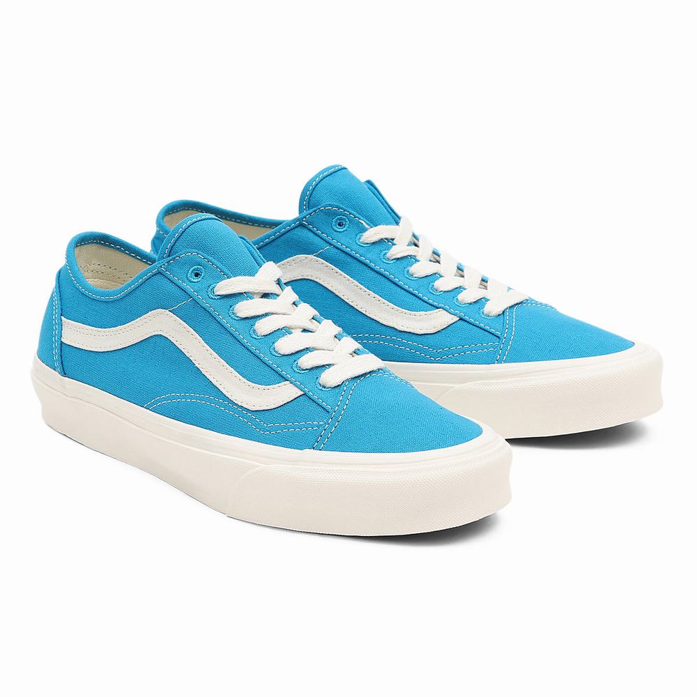 Men\'s Vans Eco Theory Old Skool Tapered Sneakers Blue | USA75362