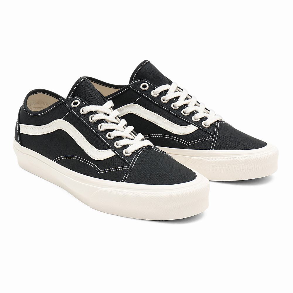 Men\'s Vans Eco Theory Old Skool Tapered Sneakers Black | USA83209