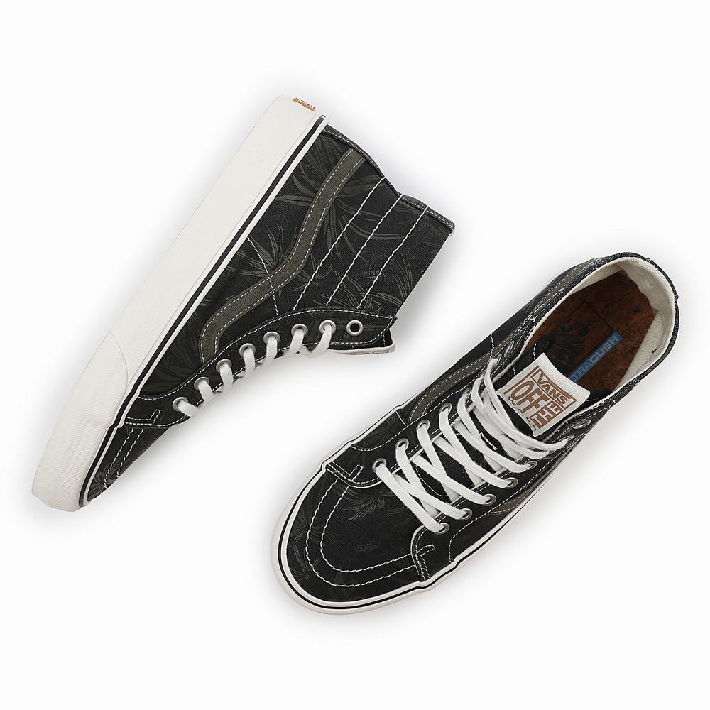 Men's Vans Eco Theory SK8-Hi 38 Decon SF Sneakers Black | USA46279