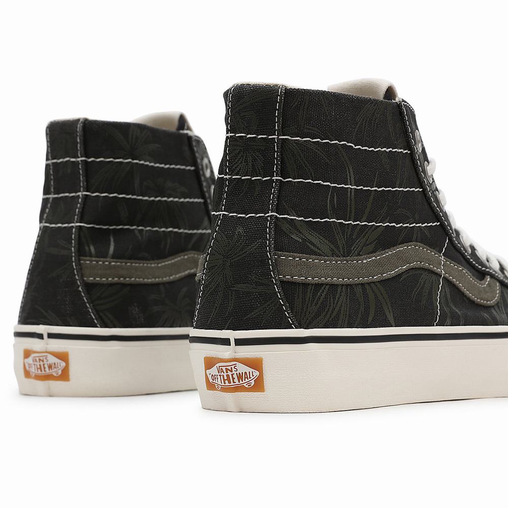 Men's Vans Eco Theory SK8-Hi 38 Decon SF Sneakers Black | USA46279