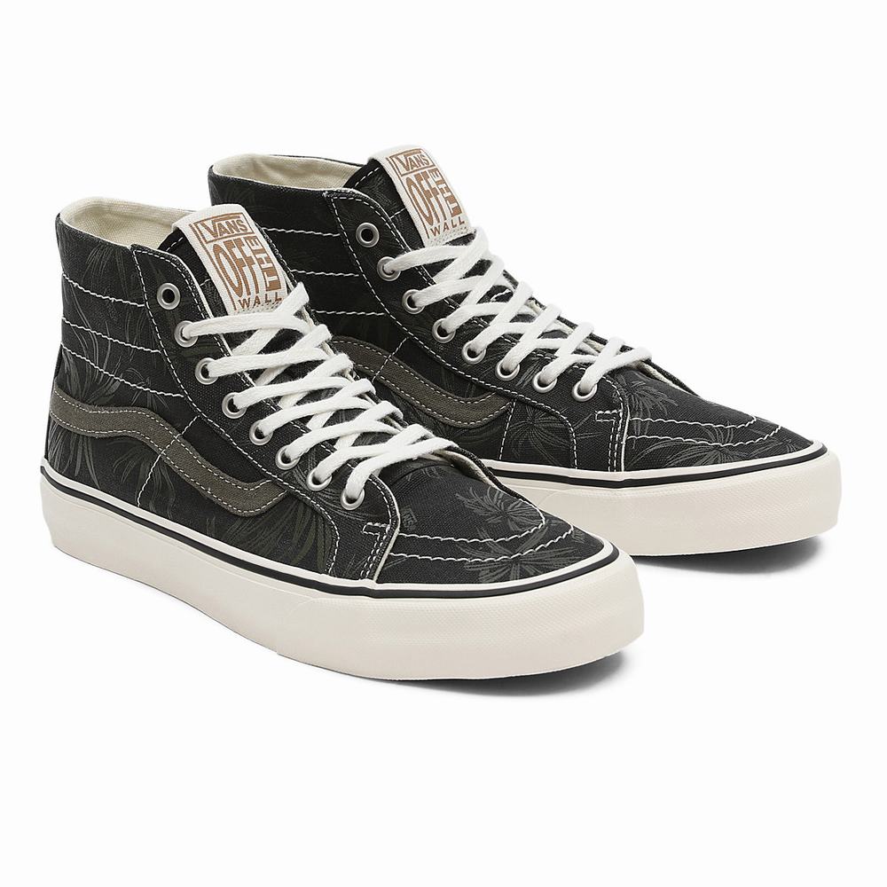 Men\'s Vans Eco Theory SK8-Hi 38 Decon SF Sneakers Black | USA46279