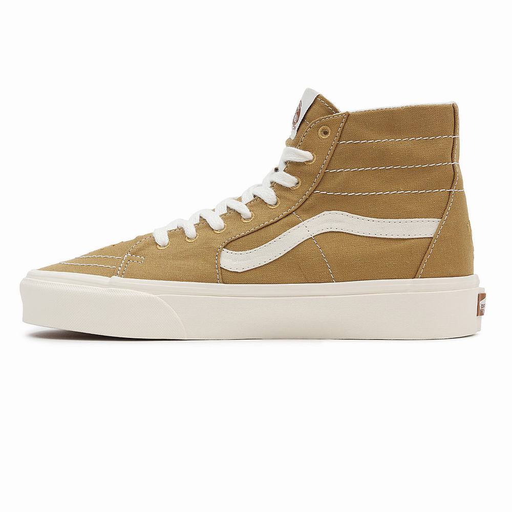 Men's Vans Eco Theory Sk8-Hi Tapered Sneakers Beige | USA14872