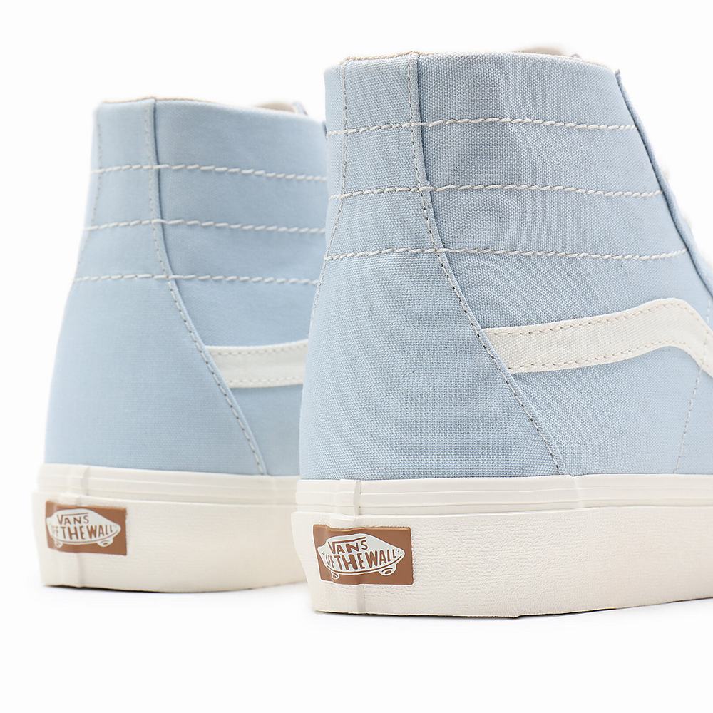 Men's Vans Eco Theory Sk8-Hi Tapered Sneakers Blue | USA40256