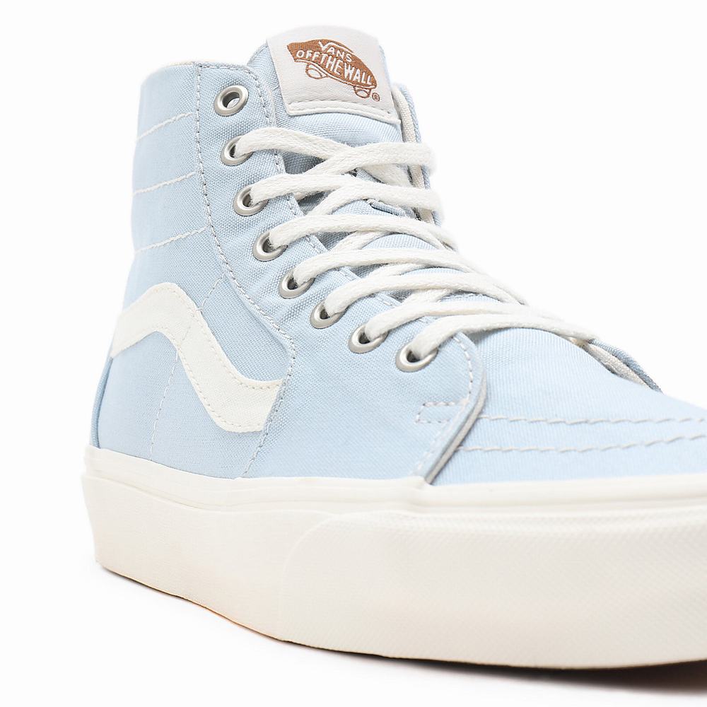 Men's Vans Eco Theory Sk8-Hi Tapered Sneakers Blue | USA40256