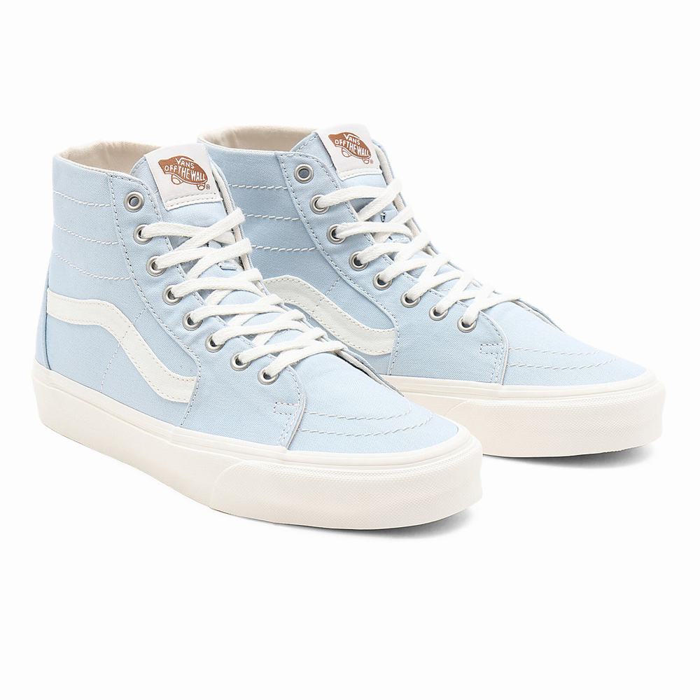 Men\'s Vans Eco Theory Sk8-Hi Tapered Sneakers Blue | USA40256