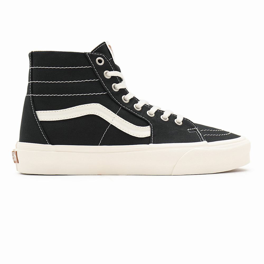 Men's Vans Eco Theory Sk8-Hi Tapered Sneakers Black | USA43986