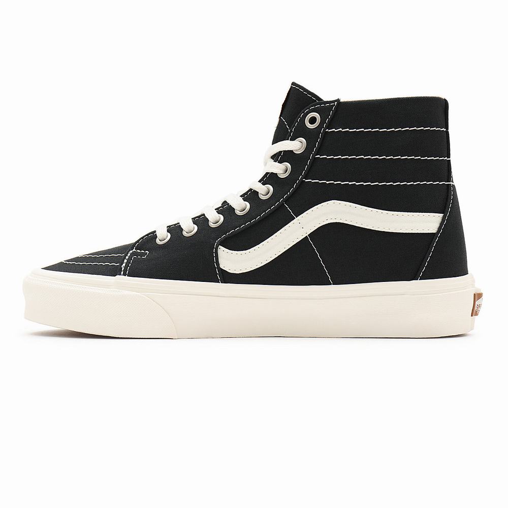 Men's Vans Eco Theory Sk8-Hi Tapered Sneakers Black | USA43986