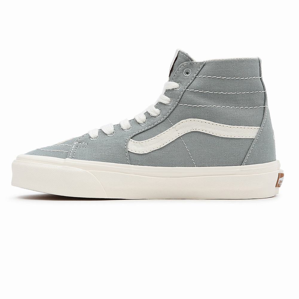 Men's Vans Eco Theory Sk8-Hi Tapered Sneakers Green | USA53927