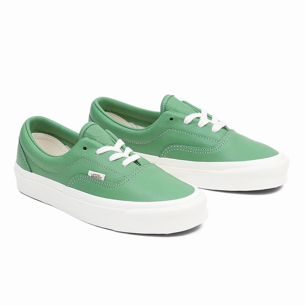 Men\'s Vans Era 95 DX Sneakers Green | USA73120