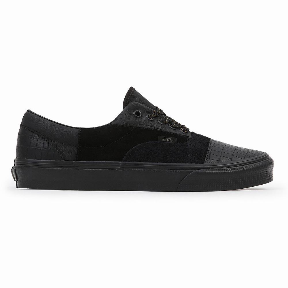 Men's Vans Era Patchwork Sneakers Black | USA89316